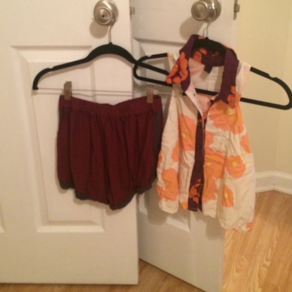 2 piece shorts set
