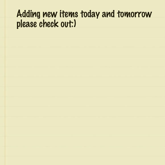 New items