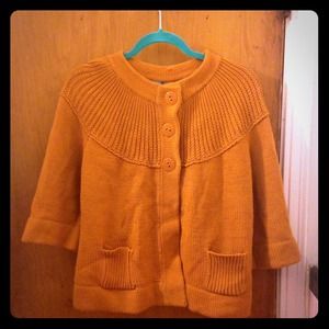 Apt. 9 Mustard Yellow Mid-length Sleeve Sweater