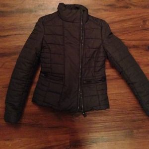 Aeropostale charcoal puffer coat