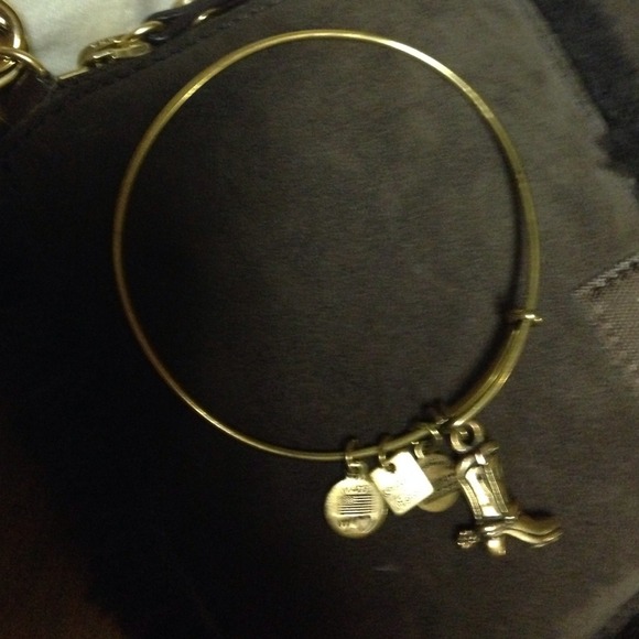 Alex and Ani +energy bracelet cowboy boot gold - Picture 2 of 4