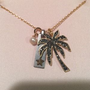 brand new Juicy couture Palm tree necklace