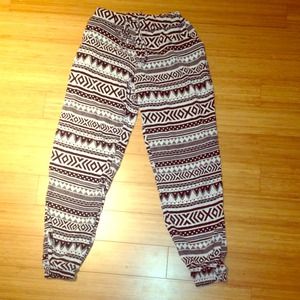 Tribal Print Joggers