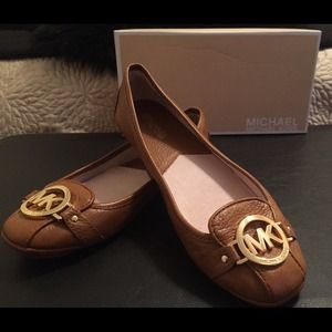 Michael Kors Fulton Moc, Tan Leather
