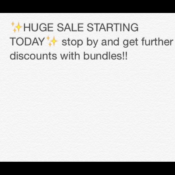HUGE SALE