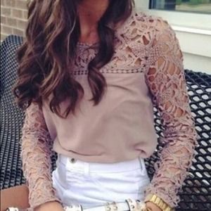 Long sleeved blouse