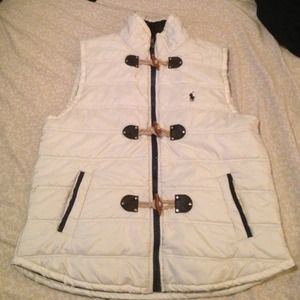 Men's Polo white vest