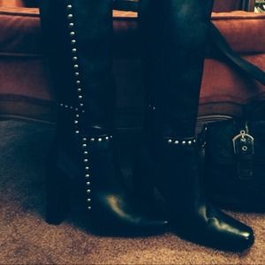 Super sexy studded boots