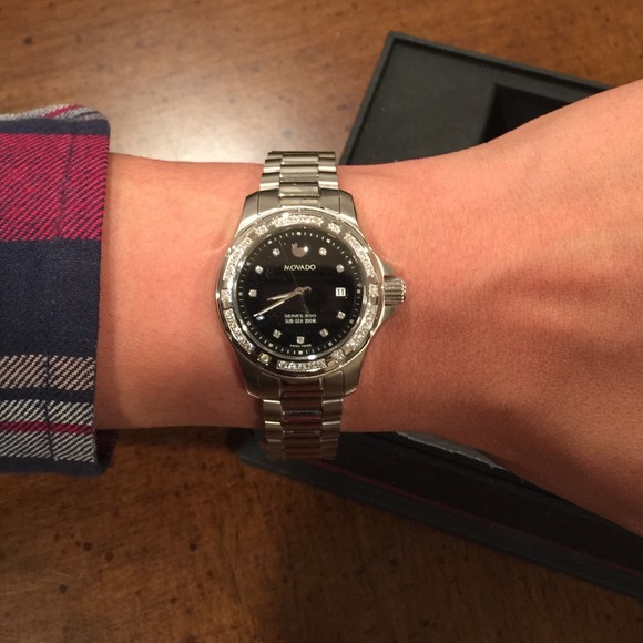 Movado Diamond watch small face (Authentic).