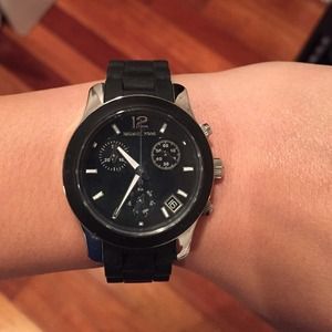 REDUCED!! Black Michael kors watch!