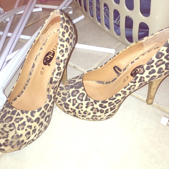 cheetah high heels!