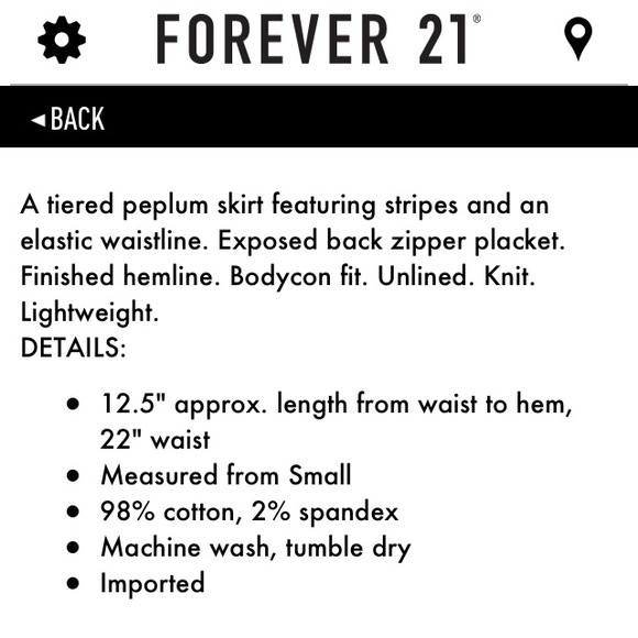 Tiered peplum skirt. - Picture 3 of 4