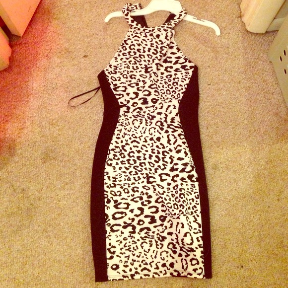 Cheetah print club dress - Picture 1 of 2