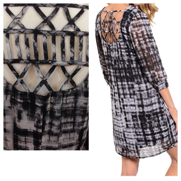 ❗️Sale❗️Classy Grey Hampton Dress - Picture 3 of 3