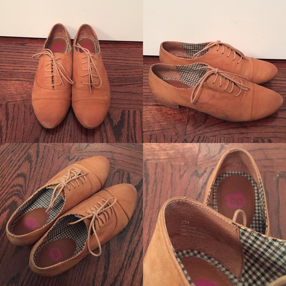 ✨SALE✨ Nordstrom BP Oxfords- Cognac Leather