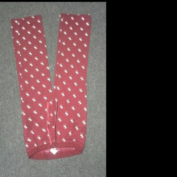 Red Abercrombie pj bottoms