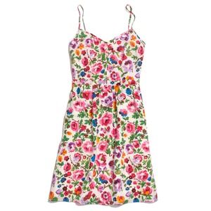 Madewell silk floral cami dress