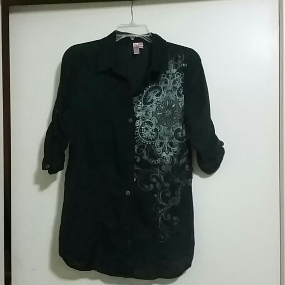 Floral buttoned shirt