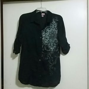 Floral buttoned shirt