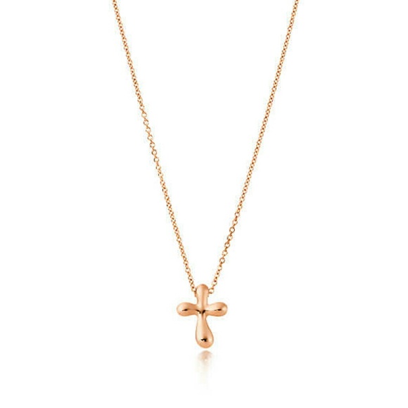 Tiffany Elsa Peretti Cross Necklace