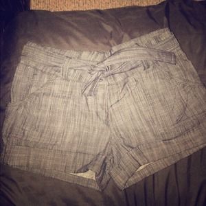 Denim shorts Grey/Black