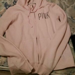 Pink fullzip hoodie