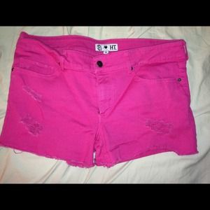 Hot topic , pink shorts. Size 13