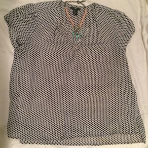 Black & White Patterned Top