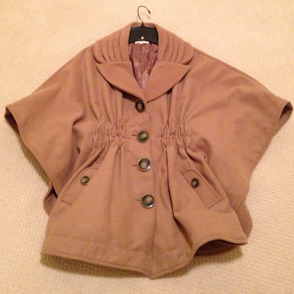 ***ON HOLD*** Camel Cape Coat