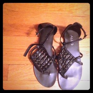 Aldo black sandals