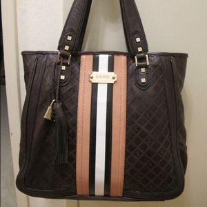 L.A.M.B Gwen Stefani large leather tote.