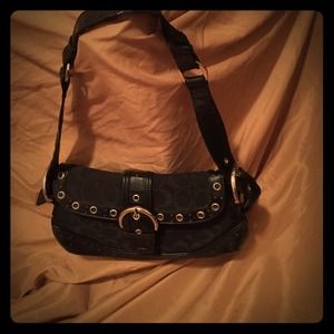 Black coach purse