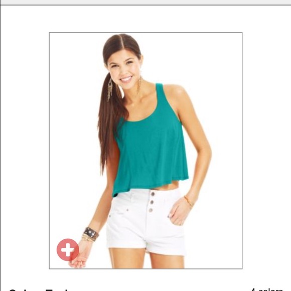Juniors Swing Tank Top - Teal