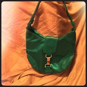 Green handbag