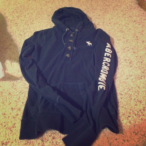Navy Abercrombie Kids sweatshirt