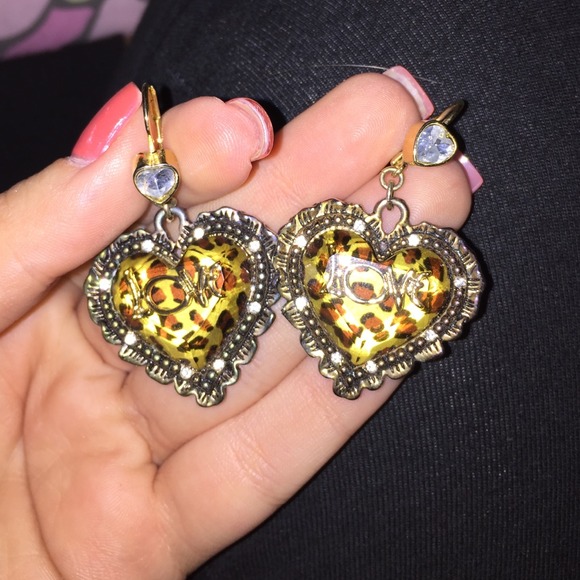 Betsey Johnson earrings.