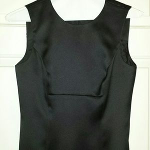 Black Satin Vintage 90's BCBG Dress Satiny Silky