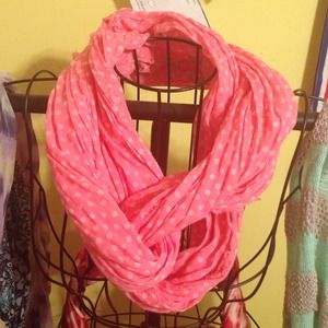 Neon pink American eagle scarf!