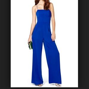 SOLD: Nasty Gal: cobalt blue jumpsuit