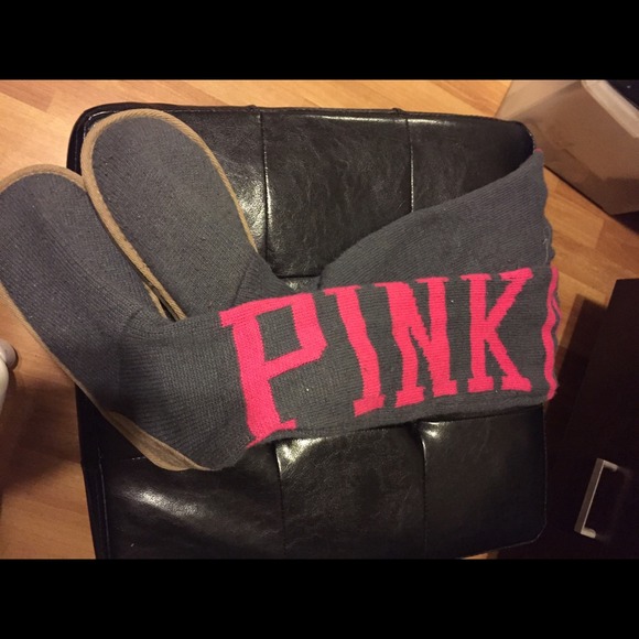 Victoria secret pink long sick boots