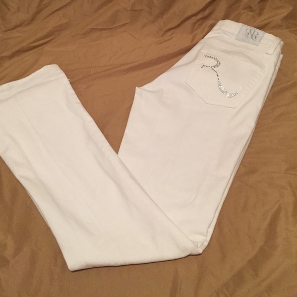 White rock and Republic jeans