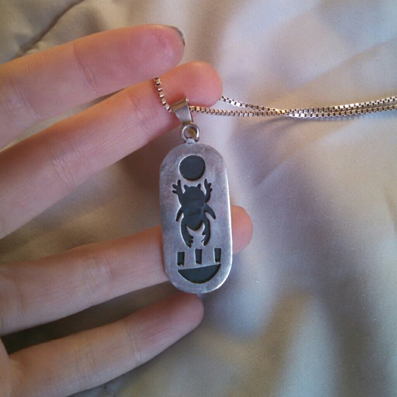 Vintage Hieroglyphic Pendant - Picture 2 of 2