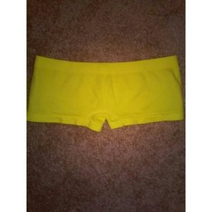 Bright yellow panties