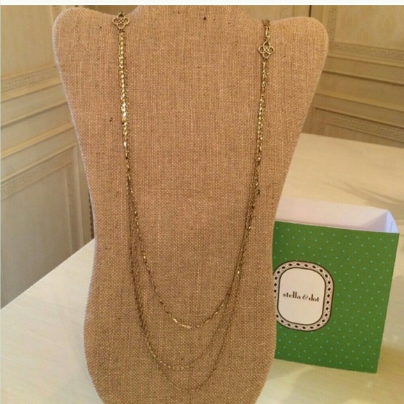 Stella Dot BNIB Lobby Layering Necklace