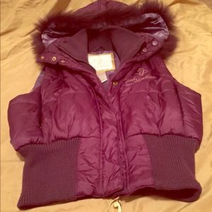 Purple baby phat vest