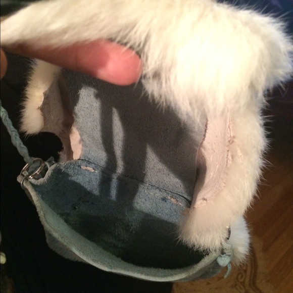 Traded - Native Navajo Leather Bag conchos feather - Picture 3 of 4