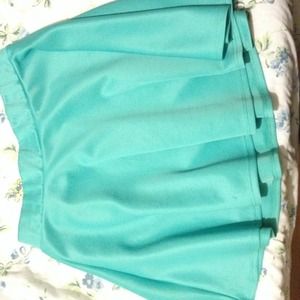 Mint blue circle skirt