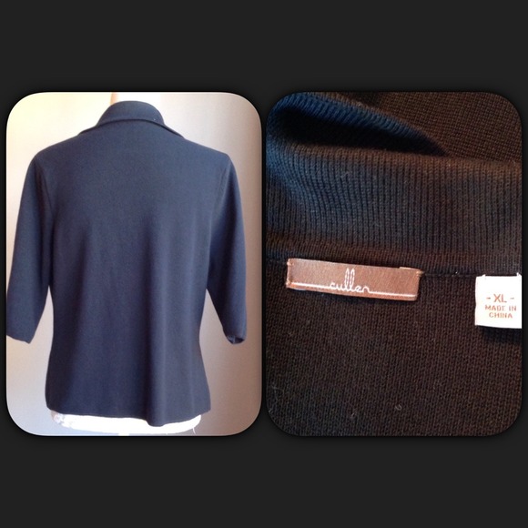 #378  🌻 CULLEN BLACK SWEATER - Picture 2 of 2
