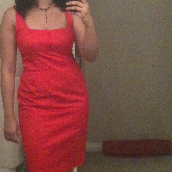 Bright red Calvin Klein dress - Picture 2 of 2