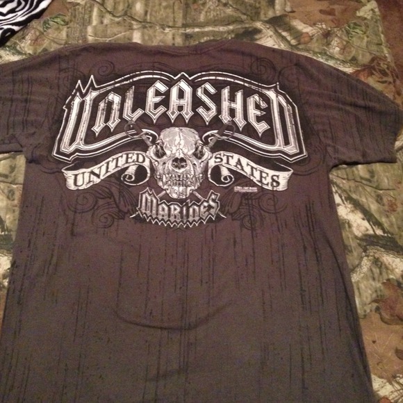 Men's marines short sleeve shirt - Picture 2 of 2